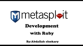 04_Metasploit Development With Ruby Arabic (Auxiliary part 3)