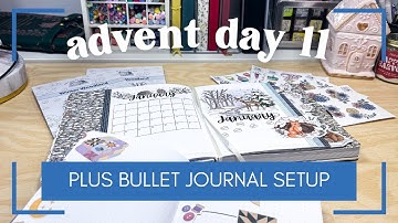 2026 Bullet Journal Setup Part 2 PLUS Day 11 Advent Unboxing