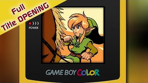 The Legend of Zelda Oracle of Ages - Full Title Opening (GBC)