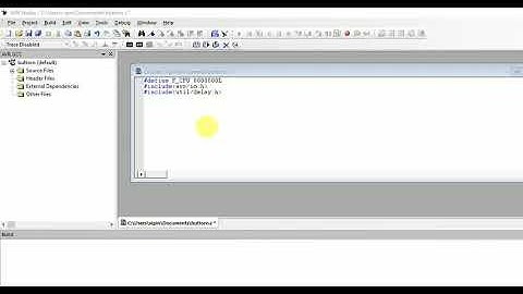AVR Microcontroller(led with buttons)