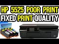 How to Clean Print Head HP Ink Advantage 5525 || HP Printer 5525 Black Color Not Printing