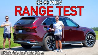 How FAR can the 2024 Mazda CX90 PHEV go on a Charge?? | RealWorld EV Range Test!