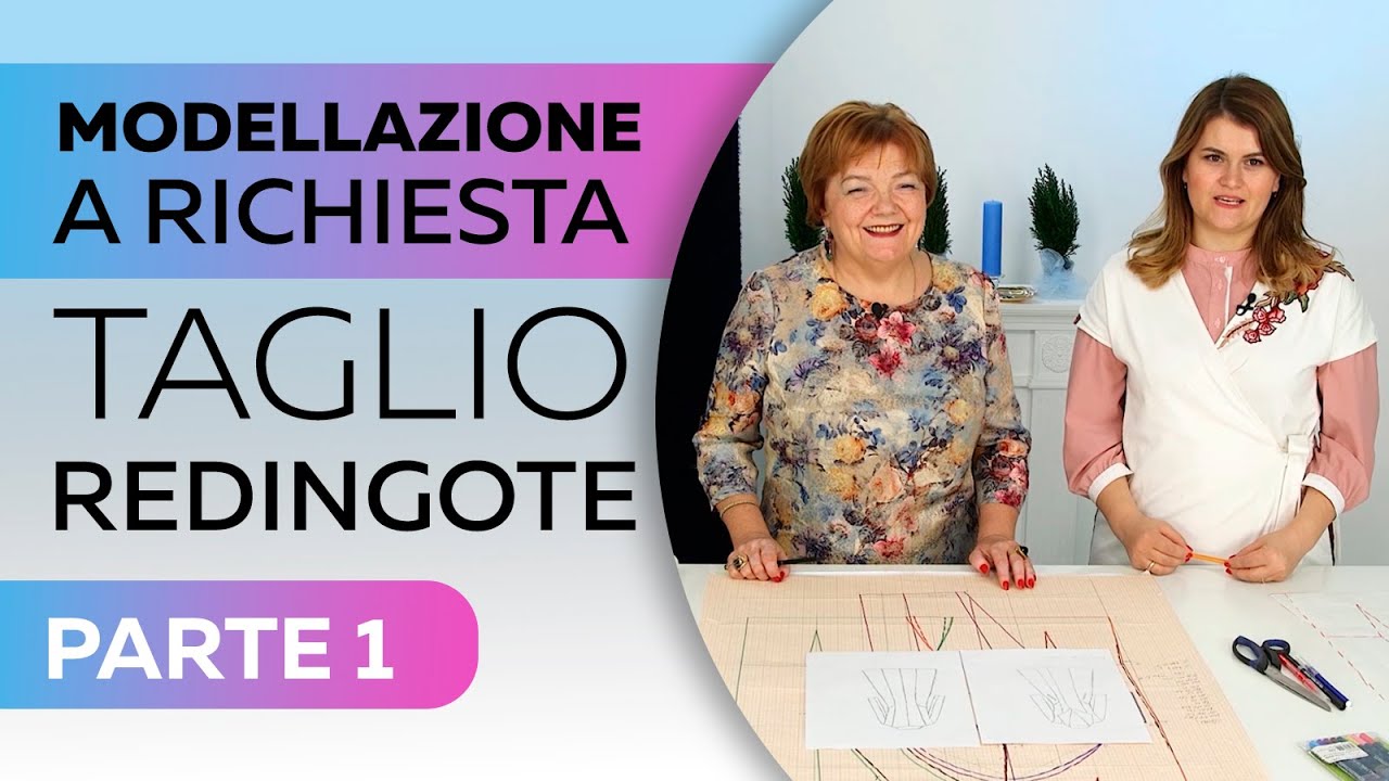 Modellazione a vostra richiesta. Cappotto taglio redingote. Parte 1 -  YouTube