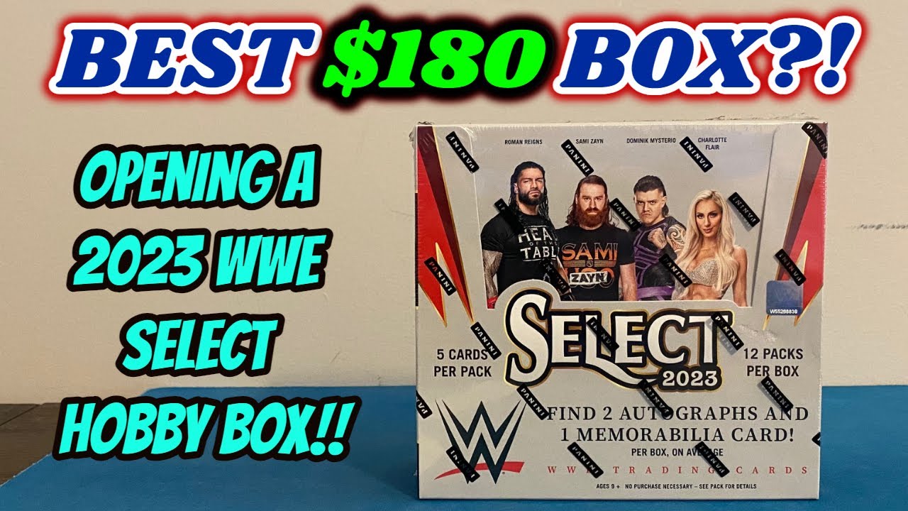 AMAZING VALUE?! Opening the NEW 2023 WWE SELECT HOBBY BOX!! YouTube