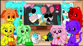 (Poppy playtame) smiling critters e raniel react troca a troca animação poppy playtame (english🇺🇸🇦🇺)
