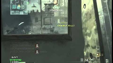 MW3 Quickscope Double Headshot