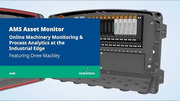 AMS Asset Monitor | Online Machinery Monitoring & Process Analytics at the Industrial Edge