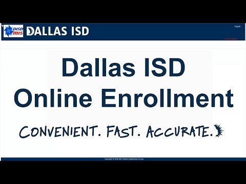 Dallas ISD Online Enrollment