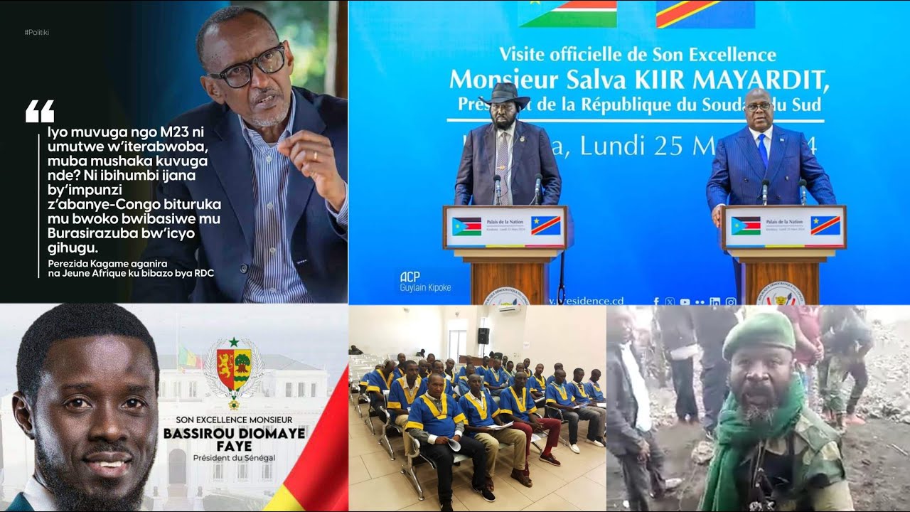 260324  IJAMBO RYA FATSHI KURI SALVA KIIR NA P KAGAME ABATUTSI BAFUNGIYE I KINSHASA BARATABAZA