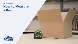 Ask The BoxMaker: How to Measure a Box