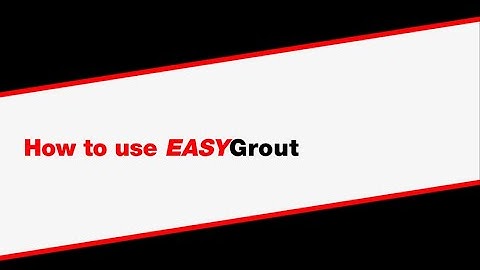 How-to use Azpects EASYGrout
