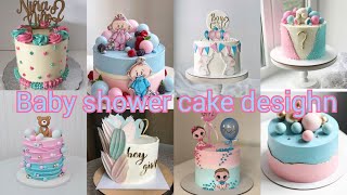 Best baby shower cake designs \/ Beutiful baby shower cake design @tastyworld4032