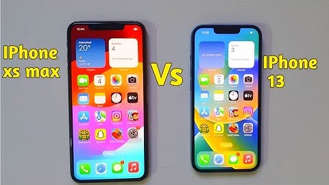 IPhone 13 vs iphone xs max speed test iPhone 13 vs iphone xs max speed design and camera test