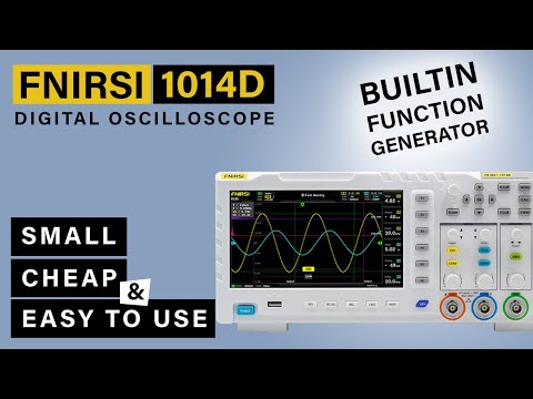 FNIRSI 1014D Oscilloscope with Built-in Function Generator⭐Complete Review! Should you buy it?