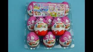 Hello Kitty Kinder Surprise Eggs. Новая коллекция Хелло Китти Киндер Сюрприз