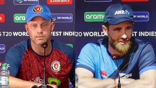 Kane Williamson and Jonathan Trott pre-match press conference | New Zealand vs Afghanistan | T20WC