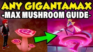 How To Gigantamax Any Pokemon How To Find Max Mushrooms Max Mushroom Location Guide