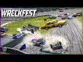 Jumping Figure 8 Madness! | Wreckfest | NASCAR Legends Mod