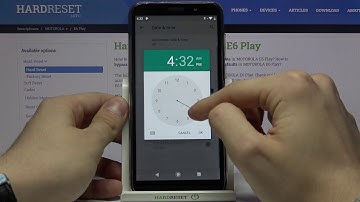 How to Change Date and Time in MOTOROLA E6 Play – Date and Time Configuration