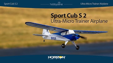 HobbyZone® Sport Cub S 2 Ultra Micro RTF & BNF Basic Trainer Airplane