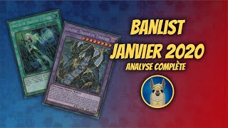Yu-Gi-Oh! Analyse de la Banlist : 20 Janvier 2020