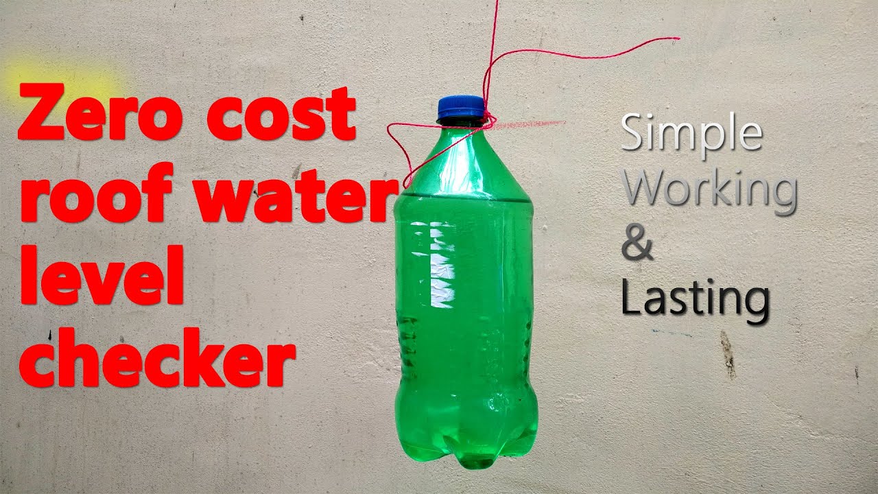 Zero Cost Roof Tank Water Level Checker | Easy Water Tank Water Level Checking |  You Can Easily Do