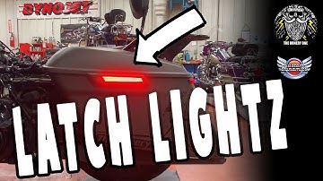 Favorite Install: Motorcycle SaddleBag LED Latch Lightz Custom Dynamics Lights bright plug n play