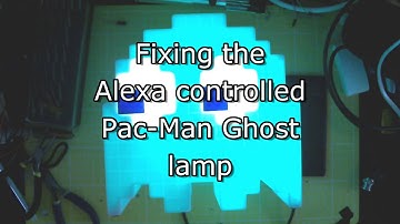 Alexa controlled Pac-Man Ghost light project - a quick look inside