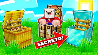 ¡Minecraft PERO los BLOQUES son BASES SECRETAS! 😱🤫 PANCRACIO MINECRAFT PERO con DANY
