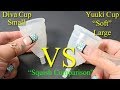 Diva Cup SM vs Yuuki Cup Soft LG &quot;Squish&quot; - Menstrual Cups