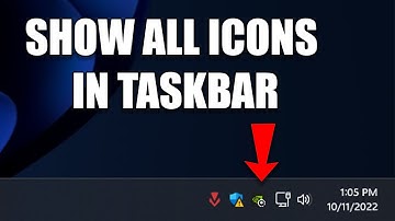 How to Always Show all Icons and Notifications on The Taskbar in Windows 11