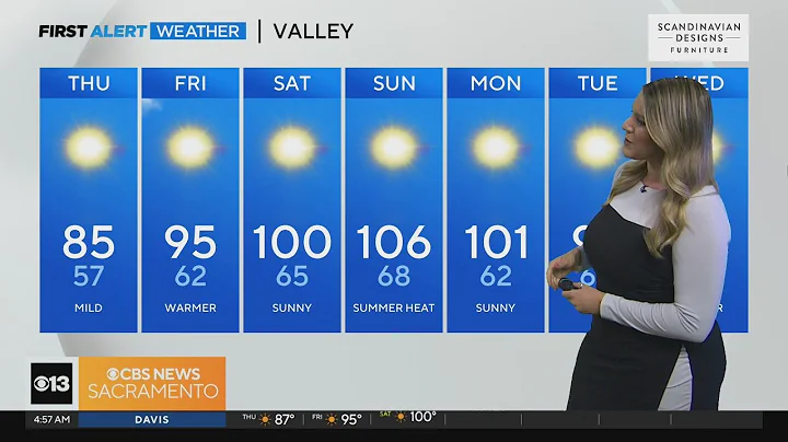 Thursday morning weather forecast - Aug 3, 2023