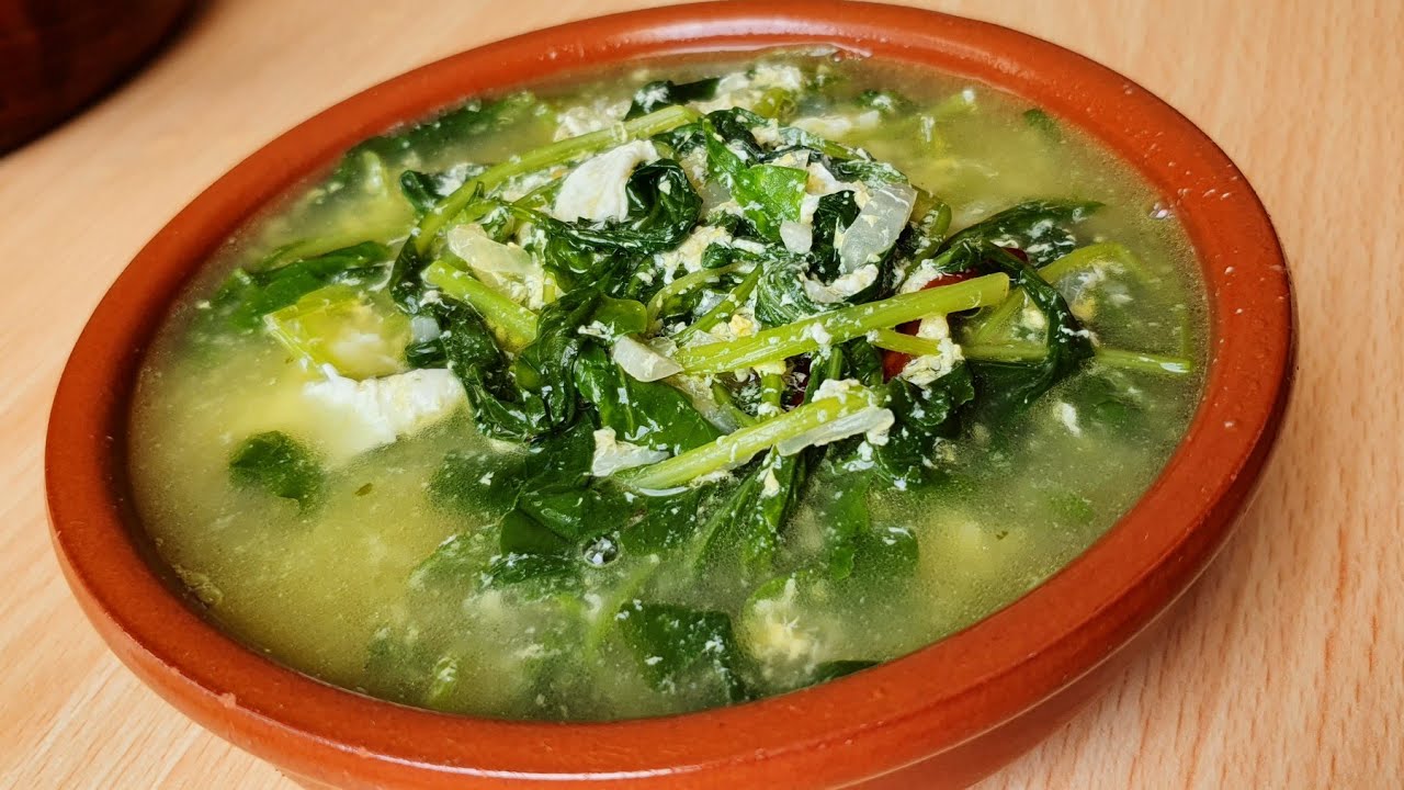 Mustard greens recipe Green leaves Mustard Green Chicken Soup Recipe YouTube