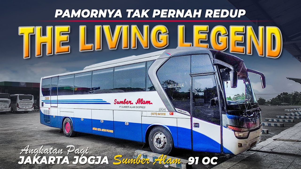 Syahdunya Pagi Hari ke Jogja naik Legenda Hidup PO Sumber Alam 91 OC Bus Jakarta Jogja via Selatan