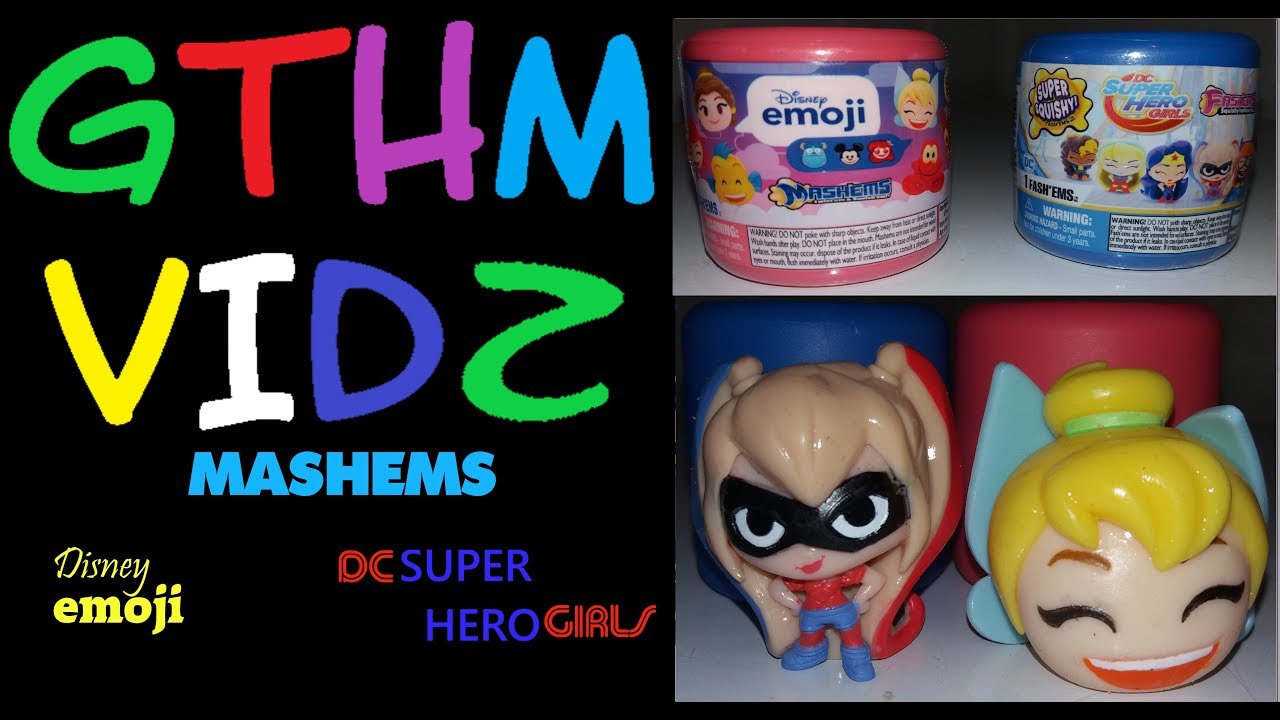 Mashems Unboxing: Disney emoji & DC Super Hero Girls