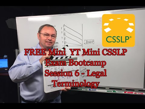 free-certified-secure-software-lifecycle-pro-(csslp)exam-mini-bootcamp-legal-terminology