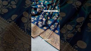 Banarasi Soft Satin Silk Saree In Pea Colour