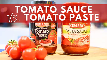 Jak se rajčatový protlak srovnává s rajčatovou omáčkou?
