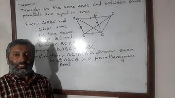 Mahesh Bhattarai // Class 10 Math // theorem // Area of trianlges on the same base