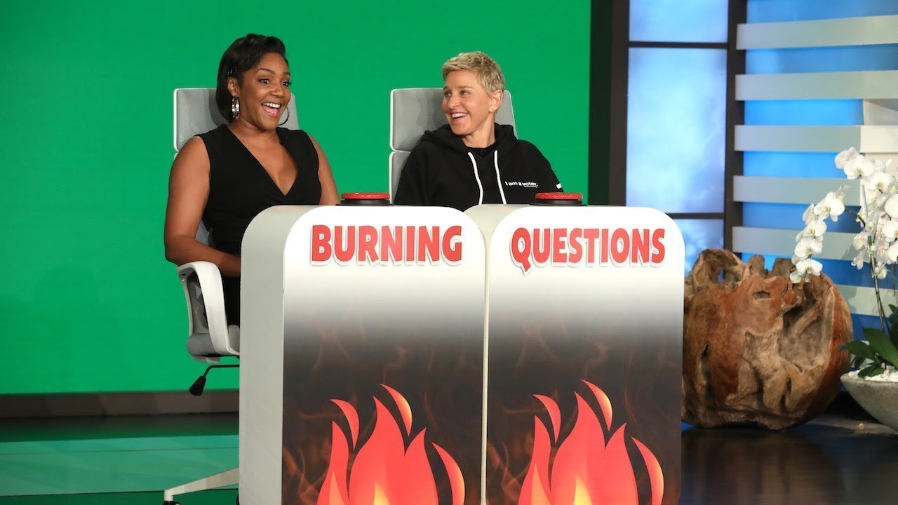 Tiffany Haddish Answers Ellen's 'Burning Questions' - Part 2