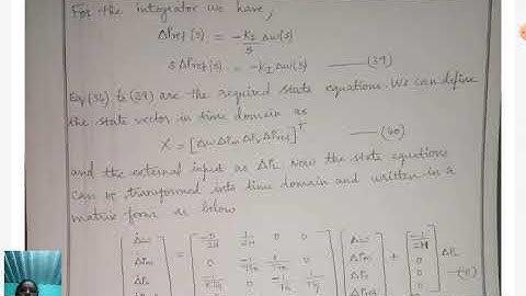 Lecture Video_15EE81_Module-3_State Space Model-Isolated System, Pole Placement Design_Gunasekari.R