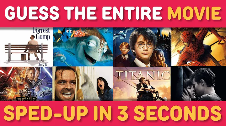GUESS THE ENTIRE SPED-UP MOVIE IN 3 SECONDS 🎞️ 🤯 | Movie Quiz