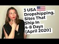 USA Dropshipping Suppliers With FAST Shipping [APRIL 2020]