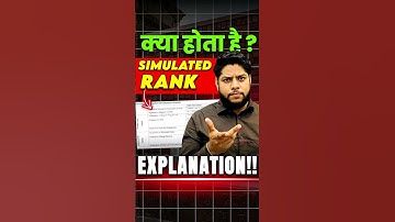 What is Simulated Rank list in Delhi University🤔Full Explanation!!💯 #shorts