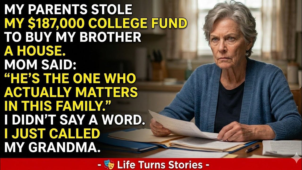 My Parents Stole My $187K College Fund For My Brother — Grandma Made Them Pay