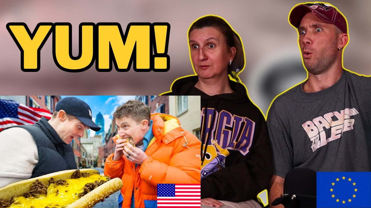 European Family React to Philly Cheesesteak for the first time!