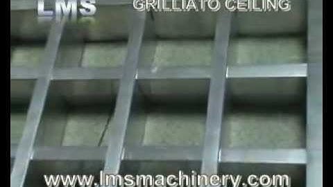 LMS Ceiling Grilliato Roll Forming Production Line