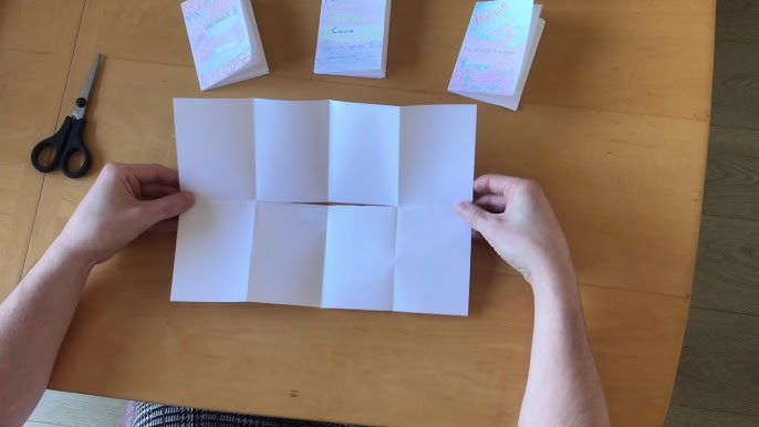 How to make Miniature Books: DIY Craft Tutorial book binding, how to bind a Mini  Book, handmade gift 