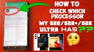How to Check If Your Samsung Galaxy S22 Ultra,S22+,S22, Has Snapdragon 8 Gen 1 Or Exynos 2200 CPU screenshot 4