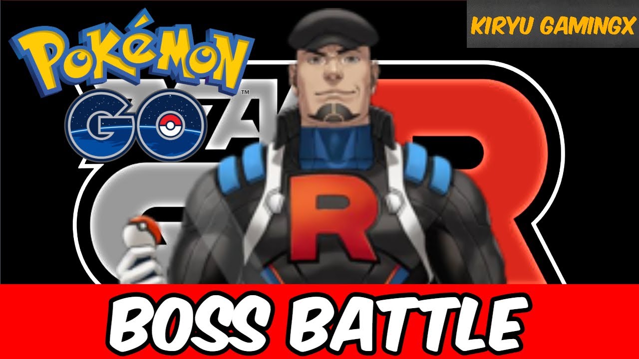 Pokemon GO (Mobile) Cliff Team Rocket Leader Battle! YouTube